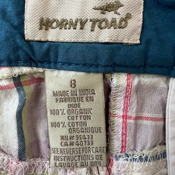 Horny Toad NWT‎ Plaid Patchwork Short Skirt Organic Cotton Size 8 - Picture 8 of 9